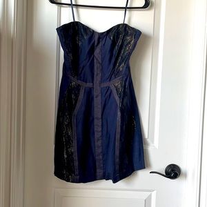 Strapless cocktail dress